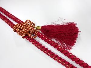 正絹　振袖用　手組帯締め